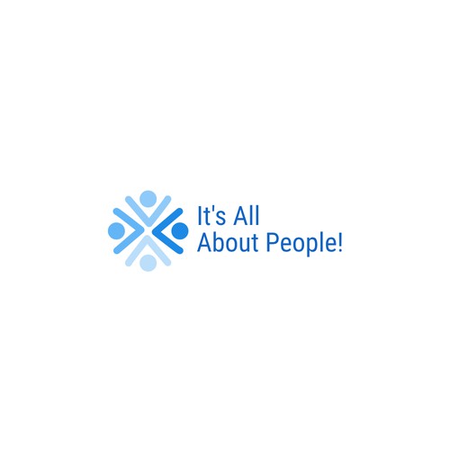 Creative Logo Concept for 'It's all about people.'