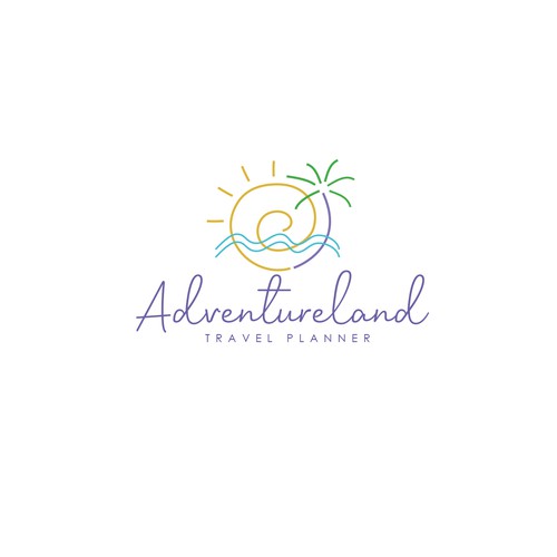 Winning logo concept for a travel agency