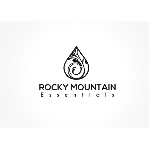 Create a simple yet strong logo for a essential oils company