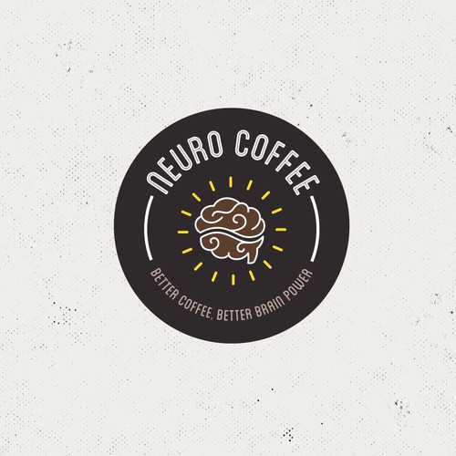 A unique logo for a coffee brand that is clinically proven to increase health