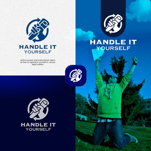 Bold logo concept for "Handle It Yourself"