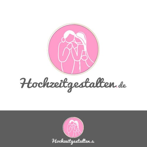 Ein Logo für eine Hochzeitswebseite