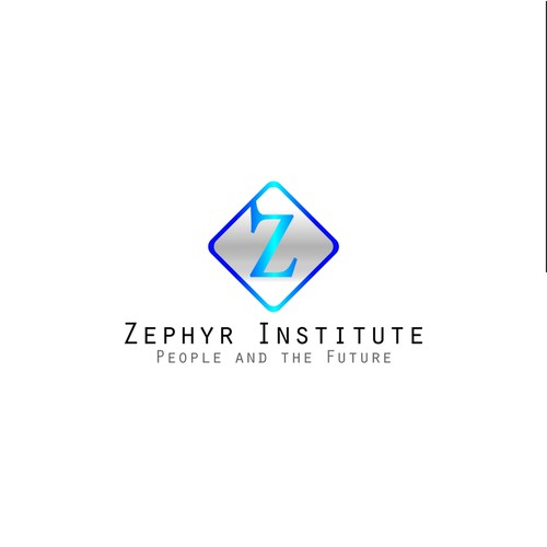 Create a visual identity for Zephyr, a think tank focused on people and the future