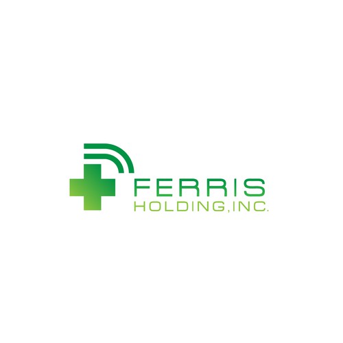 Create the next logo and business card for Ferris Holding, Inc.