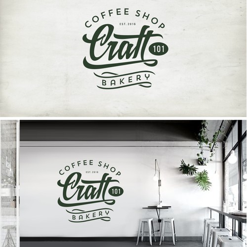 Logo for coffee shop & bakery