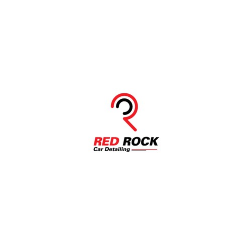 Prestige car detailing logo. (Red Rock Car Detailing)