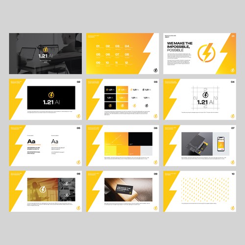 Logo & Brand guidelines for AI consultancy