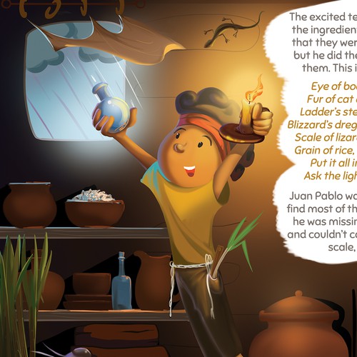 Book illustration.