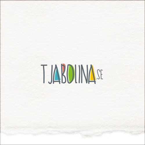 Create a unique company logo for Tjabolina.se, baby and children's clothes.