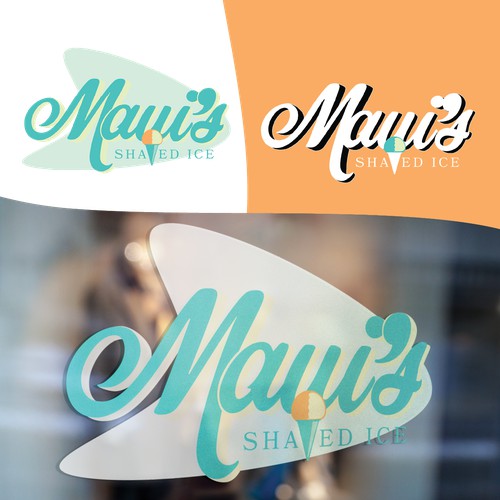 Classic logo design for a Hawaiian Shaved Ice company