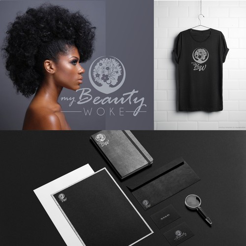 MBW logo concept for My Beauty Woke