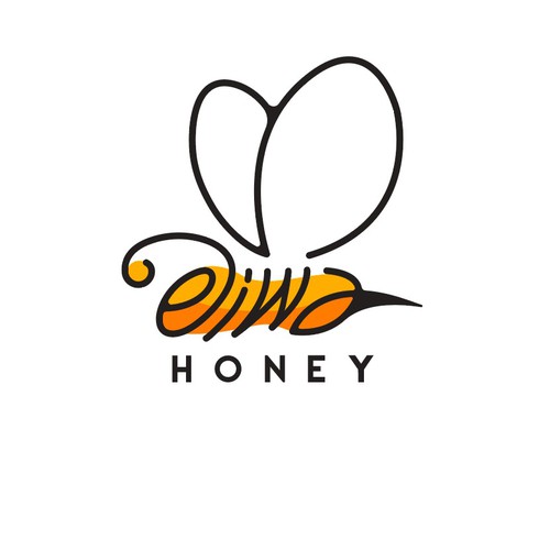 Eliwa honey supply logo design