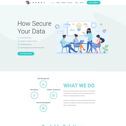 Engaging Cybersecurity Website Design that stands out from the pack