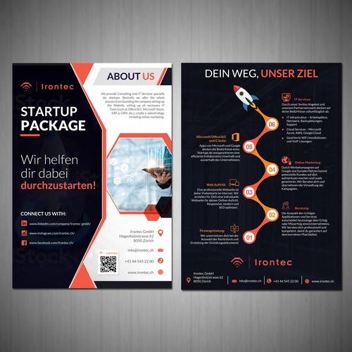 FLYER for STARTUP Consulting & IT Services COMPANY!!