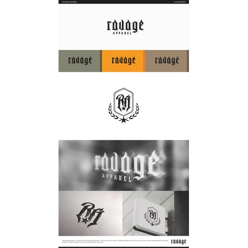 Create a logo for RAVAGE GEAR 