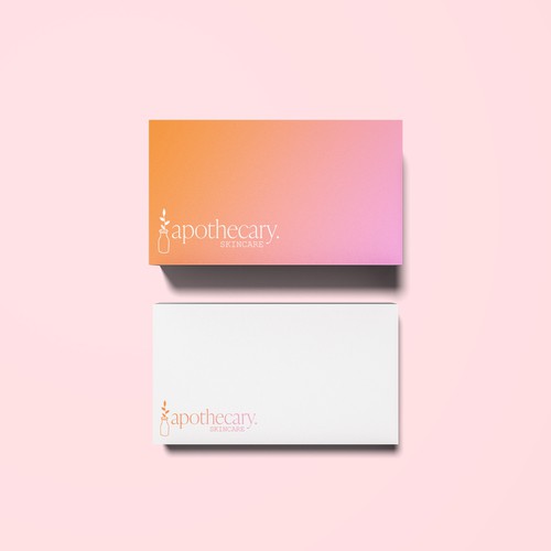 Playful, modern logo for skincare brand