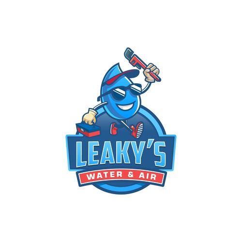 Mascot Logo Design for HVAC Company