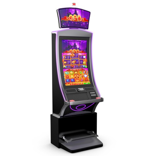 Slot machine 3D image for product catalog