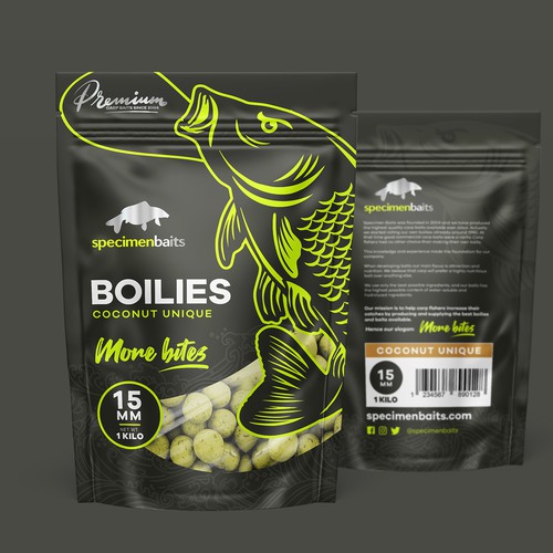 Carp Bait Boiles Design - Pouch