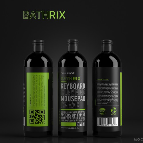 Packaging design for keyboard / mouse cleaner