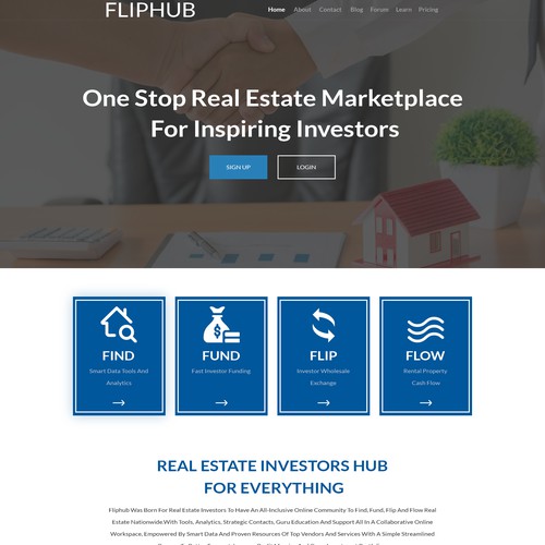 FlipHub Web Design