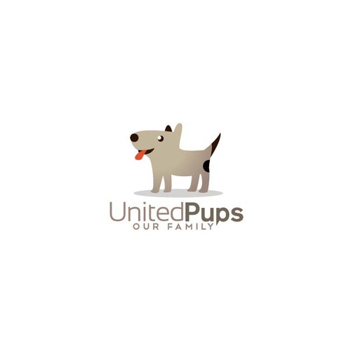 United pups logo concept