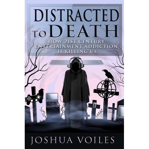 Design a Eye-Catching Book Cover for "Distracted to Death"