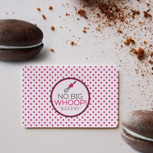 Fun and flirty logo for a whoopie pie baker