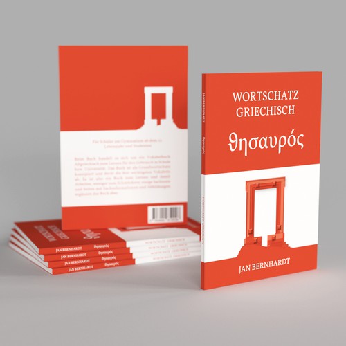 Clear and Minimalistic Cover for Greek Language Learning Book