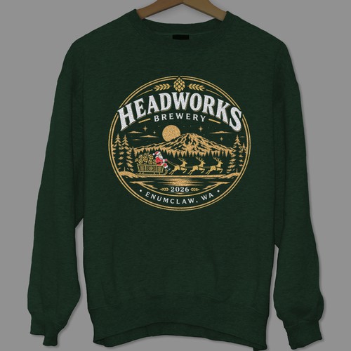 Christmas design for a brewery