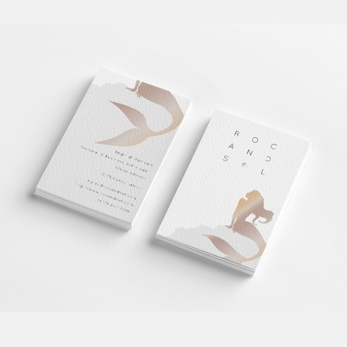 modern, minimalist business card design