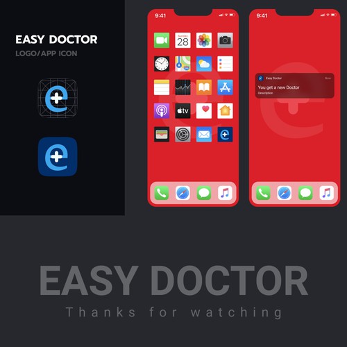 Easy Doctor Logo Client Project