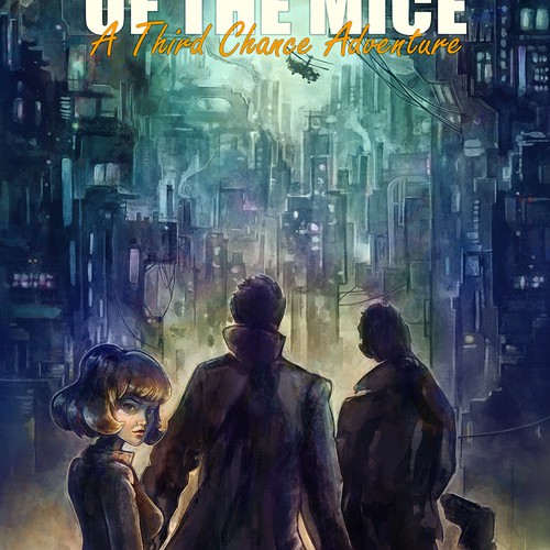 cyberpunk cover illustration