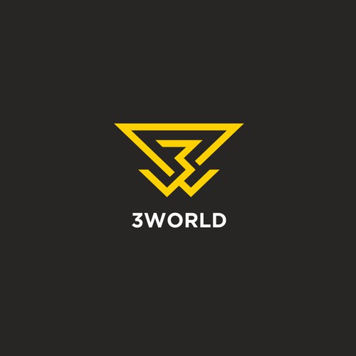 logo for 3 world.