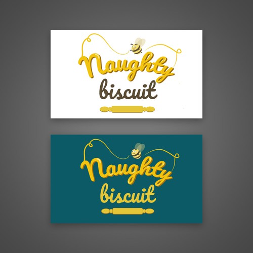 Logo design for Naughty biscuit 