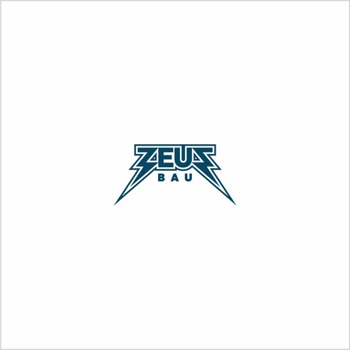 logo for a construction company called ZEUS