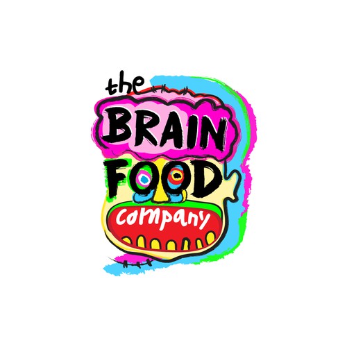 Abstract Neo-Expressionist Logo For Brain Supplement Company