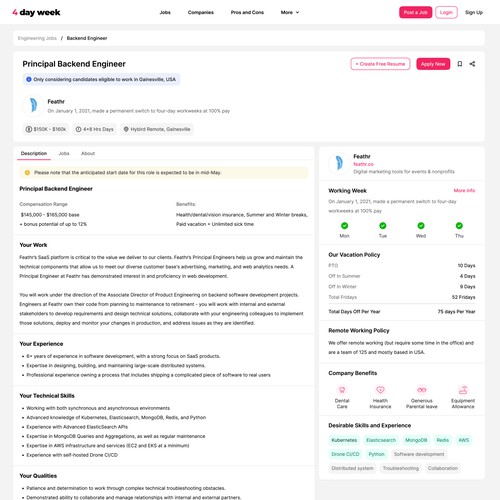 landing page design