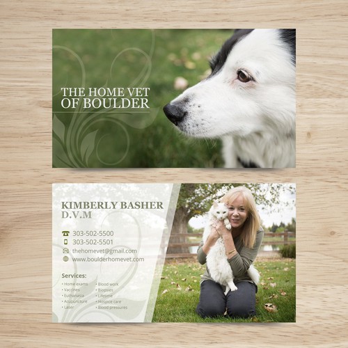 Veterinary Calling Card Design