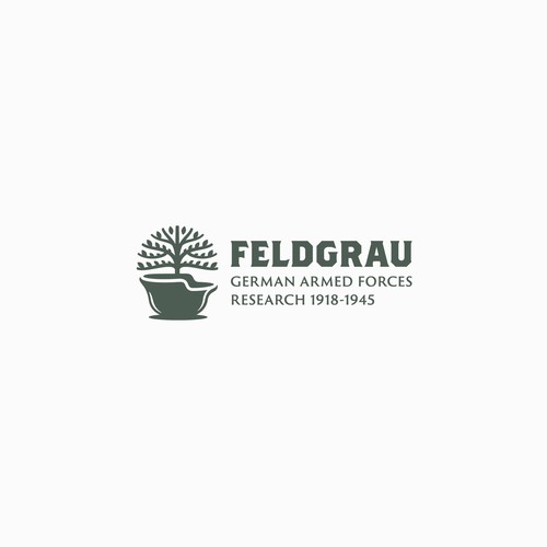Feldgrau German Armed Forces Research Site Logo Design