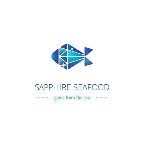 Logo for a sustainable seafood brand