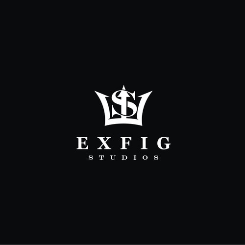 Bold Logo for Exfig Studios, a company that offer select customers the opportunity to own limited edition fine art statues based on gods/mythologies from around the world.