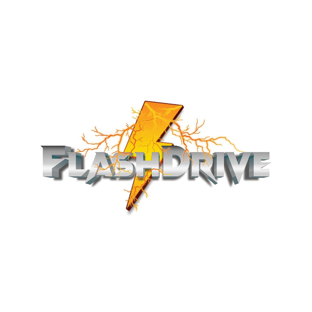 FlashDrive, a popular cover band in Chattanooga, seeks to update its existing logo to a more professional level. 