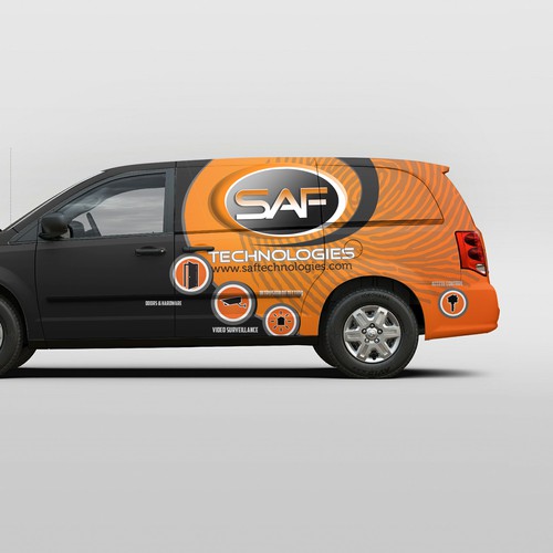 Vehicle Graphic Design for C/V Tradesman Vans