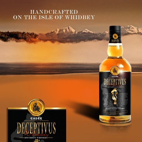 DECEPTIVUS - Label Whiskey - bottle packaging