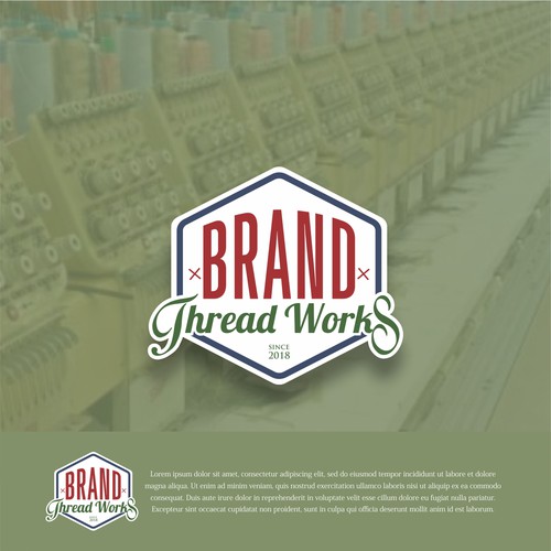 logo concept for brand thread works