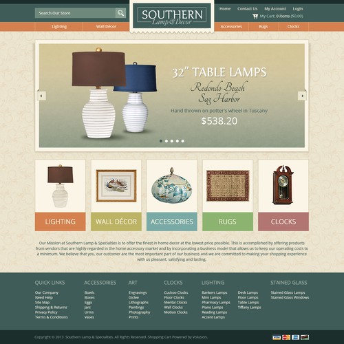 Ecommerce site for Home Decor items