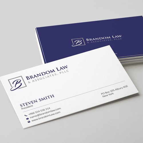 Business card Design for Law Company