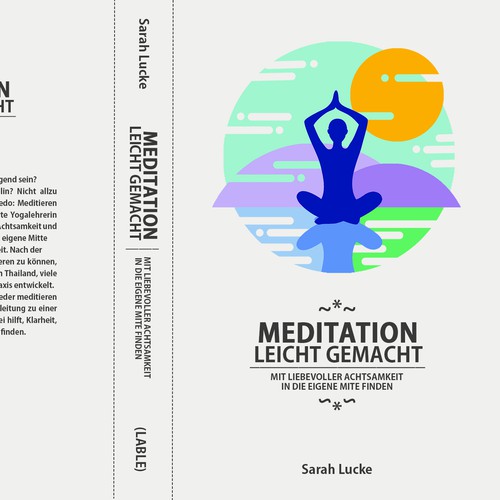 Cover design for MEDITATION leicht gemacht by Sarah Lucke