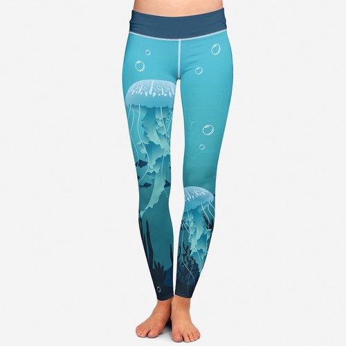 Jellyfish Yoga Pants